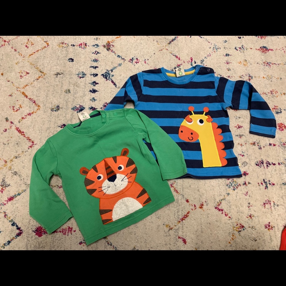 Frugi Long Sleeve Shirts Size 2/3